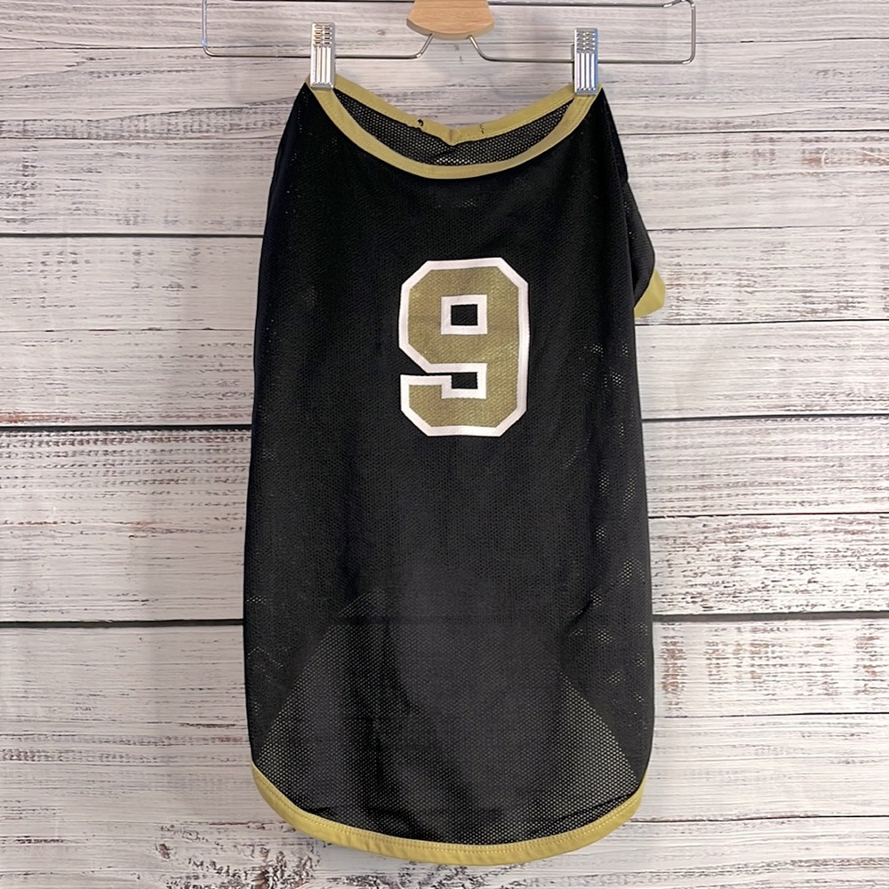 Dog Jersey, Pet Saints Jersey Casual Canine Black & Gold
